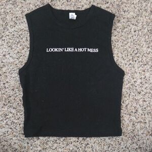 Los Angeles Apparel Black Muscle Tee